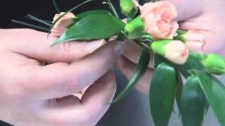 How to Make a Corsage with Fake Flowers [upl. by Goer]