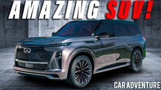 New 2024 Infiniti QX80  Redesigned Japanese Fullsize Luxury SUV Firstlook  CAR ADVENTURE [upl. by Etnaik]