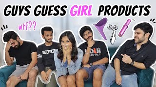 Quizzing BOYS On Feminine Products  Guy Friends Guess GIRL Products [upl. by Spears37]