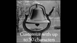 Listen to Custom Cast Iron Bell [upl. by Dave]