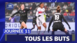 D1 Arkema journée 11  Tous les buts [upl. by Eenor]