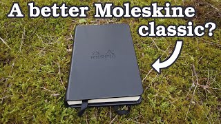 Rhodia plain webnotebook webbie review vs Moleskine classic and drawing [upl. by Ruperto40]