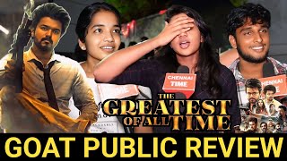 🔴GOAT Public Review  GOAT Movie Review  GOAT Movie public review  GOAT Review  Vijay Fans review [upl. by Tnahs978]