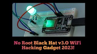 WiFi Hacking Gadget Black Hat v30 Update  No Need To Root  Esp8266 Nodemcu [upl. by Ahael130]