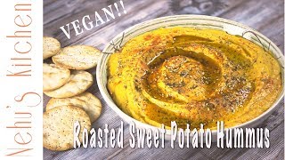 Roasted Sweet Potato Hummus  Shakarkandi Hummus  The tastiest hummus recipe ♥♥♥♥♥ [upl. by Maje]