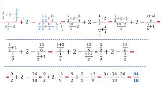 122 FRACCIONES COMPUESTAS [upl. by Ecnal]