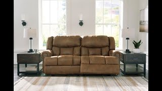 Boothbay Power Reclining Sofa by Ashley 4470447  SpeedyFurniturecom [upl. by Adnovoj88]