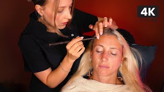 ASMR Gentle Micro Attention 💆‍♀️ Hairline Adjustments amp Hair Play For Sleep  Real Person [upl. by Eissoj122]