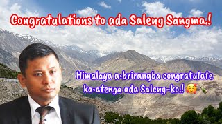 Congratulations ada Saleng Sangma election chee gitalgipa A•chikrangni MP onganina [upl. by Ophelie223]