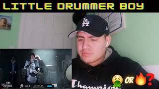 MY FIRST TIME HEARING FOR KING AND COUNTRY LITTLE DRUMMER BOY LIVE  REACTION [upl. by Erine]