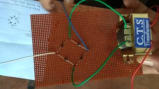 Bridge Rectifier Circuit Make on PCB ll सेतु दिष्टकारी परिपथ को PCB पर बनाना । [upl. by Romaine]