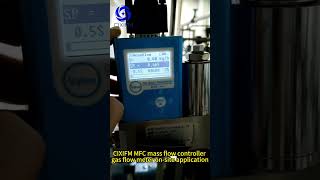 CIXIFM MFC mass flow controller gas mass flow meter onsite application flowmeter massflowmeter [upl. by Irena]