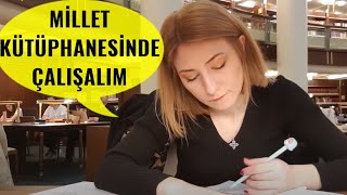 MİLLET KÜTÜPHANESİNDE BİRLİKTE DERS ÇALIŞALIM  STUDY WITH ME [upl. by Snoddy]