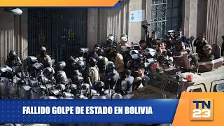 Fallido golpe de estado en Bolivia [upl. by Elehcim824]