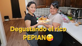 Charlemos Degustando un rico PEPIAN de Gallina [upl. by Adnak]