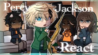 Percy Jackson React  pt7  gacha angst percyjackson reaction react funny trending viral pj [upl. by Arratal]