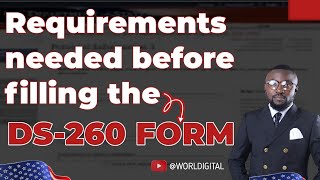 Requirements needed in filling the DS260 Form [upl. by Svoboda187]