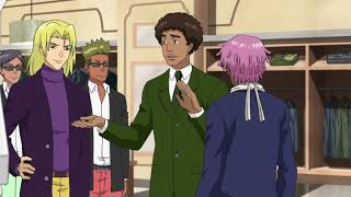 Neo Yokio  Kaz goes depressed shopping Arcangelos First Appearance [upl. by Henke734]