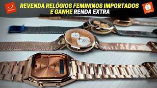 BOM NEGÓCIO REVENDA RELÓGIOS FEMININOS IMPORTADOS E GANHE DINHEIRO  SKMEI  NAVIFORCE [upl. by Greenleaf]