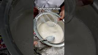 gel preparation foryou foryourpage youtubeshorts minivlog [upl. by Lleynod]