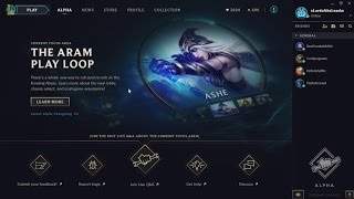 League Client Update PreGame Lobby [upl. by Nahbois]