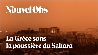 Athènes et plusieurs régions de Grèce sous le sable du Sahara [upl. by Fielding]