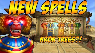 Wizard101 NEW KROKOTOPIA SPELLS [upl. by Lotson]