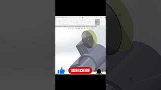 solidworks part design model tutorial viral solidworks viralshorts shorts engineering [upl. by Ellimahs240]