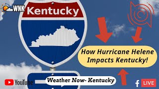 Kentucky Impacts from Hurricane Helene KYWX WX Kentucky kentuckyweather [upl. by Attelocin882]