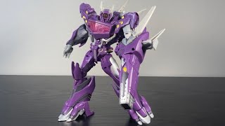 Transformers Prime SDCC 2013 “Shockwave’s Lab” Set Shockwave Figure Review [upl. by Aerdnod]