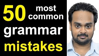 50 MOST COMMON MISTAKES in English Grammar  Error Identification amp Correction [upl. by Lyrej]