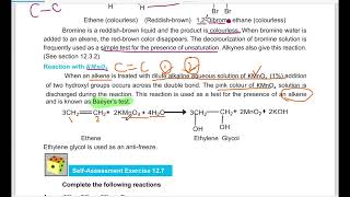 Reactions of Alkenes with KMnO4 [upl. by Marie-Ann]