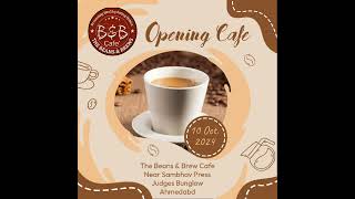 The Beans amp Brew cafe opening from 10102024 in Navratri [upl. by Goth161]