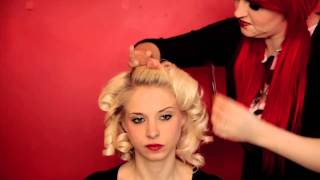 Veronica Lake Hairstyle Tutorial [upl. by Shaia]