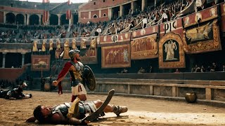 Gladiatores en el coliseo romano batalla imperioromano gladiadores lucha [upl. by Leduar]