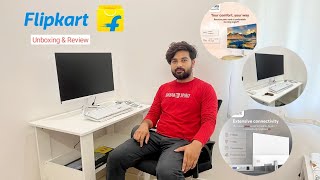 MarQ by Flipkart 6858 Cm 27 Inch Full HD IPS Panel Inbuilt Speakers Monitor Unboxing amp Review 2024 [upl. by Ayerf]