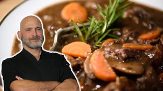 Boeuf bourguignon authentique  Excellent et facile  Préparation en 15 minutes  Boeuf carottes [upl. by Bigler240]