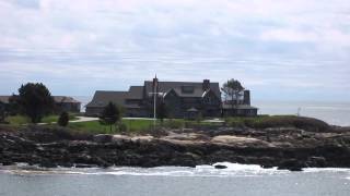 President Bush Home  Bush Compound  Walkers Point Maine  Kennebunkport [upl. by Hoi]