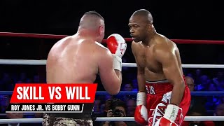 Roy Jones Jr vs Bobby Gunn  Skill vs Will  Full Boxing Fight [upl. by Volotta]