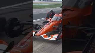 Felix Rosenqvist Crash2024 Indycar Series at Nashville [upl. by Kerwin]