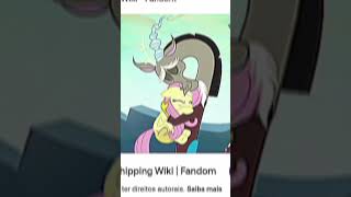 fluttershy x discórdia mylittlepony fluttershy discord mlp memeshorts meme animation capcut [upl. by Ahsakat]