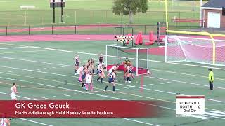 North TV Player of the Week  NAHS Field Hockey GK Grace Gouck [upl. by Nagyam194]