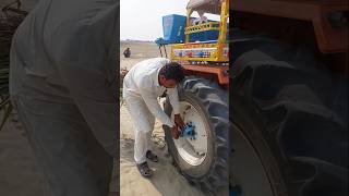 method of mounting the belt on the gram seeding drill machine rasheedahmad shorts youtubeshorts [upl. by Suirtimid]