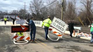 Nottingham Way bridge reopens between Trenton and Hamilton [upl. by Saxet]