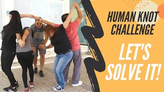 Human Knot Challenge HOW TO PLAY amp SOLUTION [upl. by Ahselyt371]