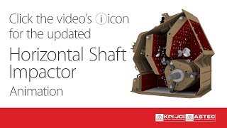 Horizontal Shaft Impactor Animation [upl. by Sherwin]