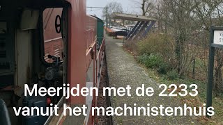 Meerijden met de 2233 van uit het machinistenhuis Dieren Eerbeek [upl. by Asiuol953]