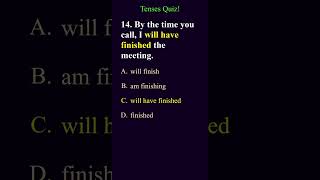 Tenses Quiz part5  TFE english quiz tense tensetest [upl. by Amethist902]