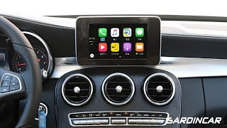 Mercedes Benz NTG50 Carplay Android Auto Mirrolink for C W205 GLC GLA A Class [upl. by Belmonte]