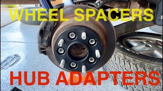 How To Properly Install Hub Adapters Wheel Spacers [upl. by Jeavons]